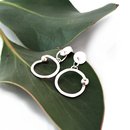 Galactic Stud Earrings Silver