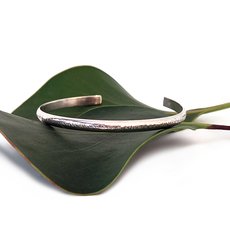 Half Round Tetured Cuff-jewellery-The Vault