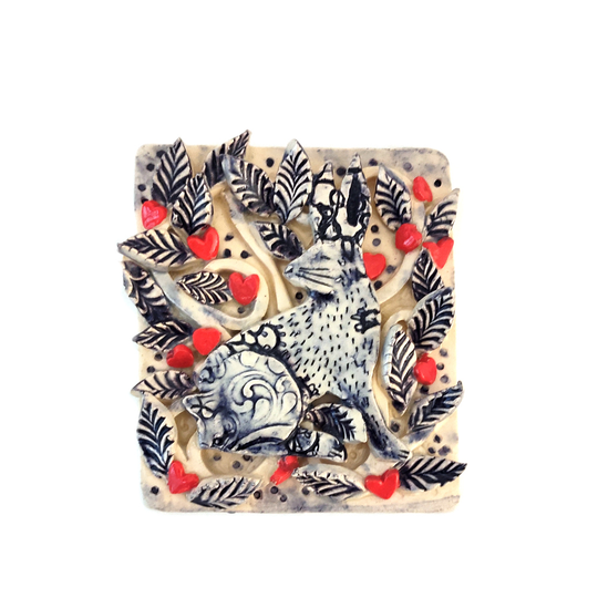 Hare Art Tile