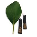 Porcelain Earrings Long Rectangle