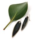 Porcelain Earrings Leaf