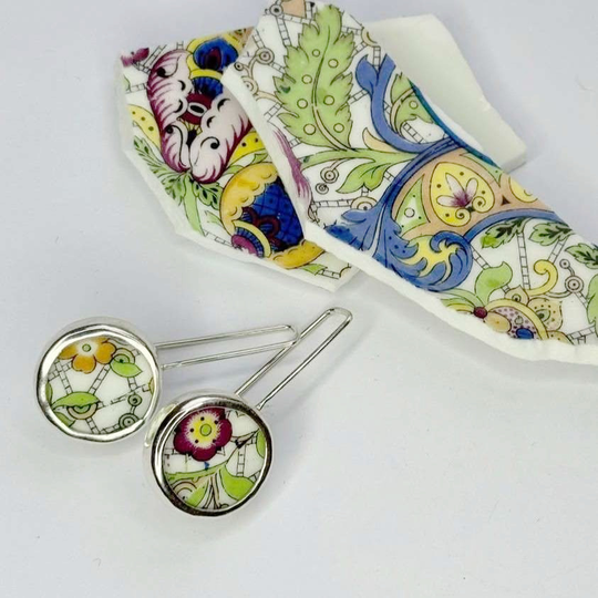 Paragon China Round Earrings