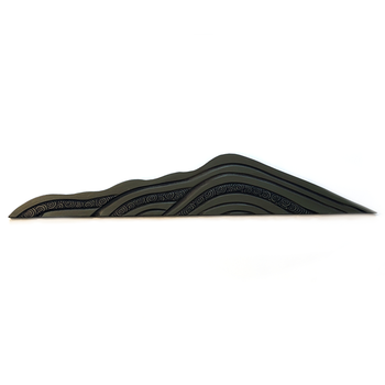 Kapiti Island Wall Art Small Grey Olive