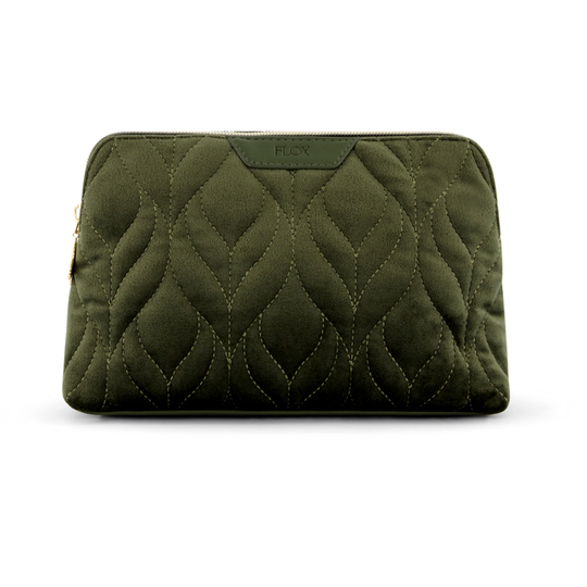 Ahi Velvet Cosmetic Bag Green