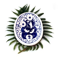 Tiki Oval Dish Style 1-artists-and-brands-The Vault