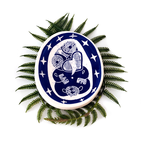 Tiki Oval Dish Style 2