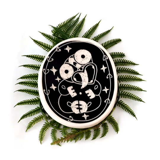 Tiki Oval Dish Style 5