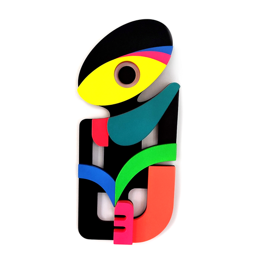 Uenuku 450mm Flower Pot Black