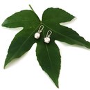 Pearl Blossom Earrings Silver