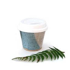 Blue and White Speckled Small Keep Cup-artists-and-brands-The Vault