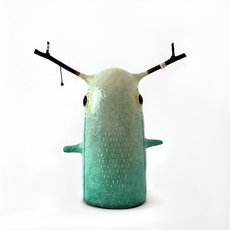 Fae Forest Keeper Paper Mache Sculpture-artists-and-brands-The Vault