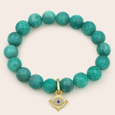 Protection of Eye Bracelet Gold Plate-jewellery-The Vault