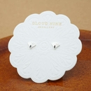 Fantail Studs Silver