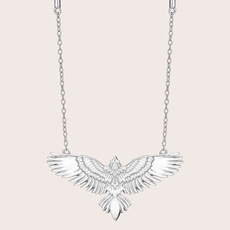 Soar Necklace Silver-jewellery-The Vault