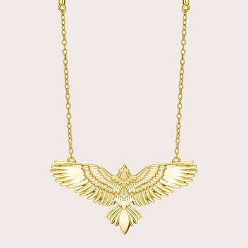 Soar Necklace Gold Plate