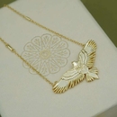 Soar Necklace Gold Plate