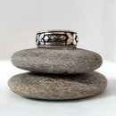 Tapa Flower Band Silver