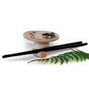 Small Fish Dish with Chopsticks and Holder