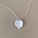 Silver Kawakawa on Chain Necklace