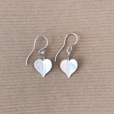Silver Kawakawa Earrings Small-jewellery-The Vault