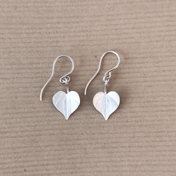 Silver Kawakawa Earrings Small