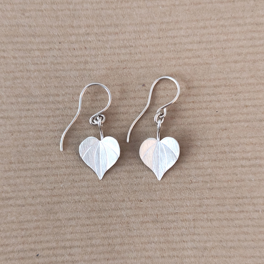 Silver Kawakawa Earrings Small