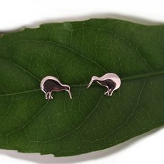 Kiwi Studs Silver-jewellery-The Vault