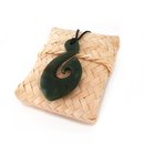 Pounamu Pendant Hei Matau Kawakawa