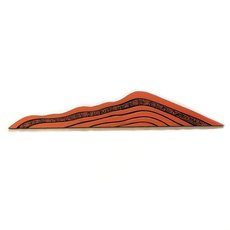 Kapiti Island Wall Art Orange-artists-and-brands-The Vault