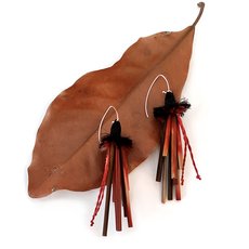 Whero Piu Muka Earrings-jewellery-The Vault