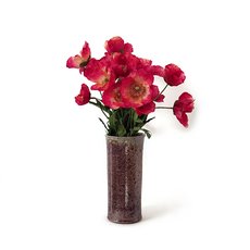Salt Fired Cylinder Vase-artists-and-brands-The Vault