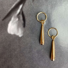 Sara Earrings Gold Plate-jewellery-The Vault