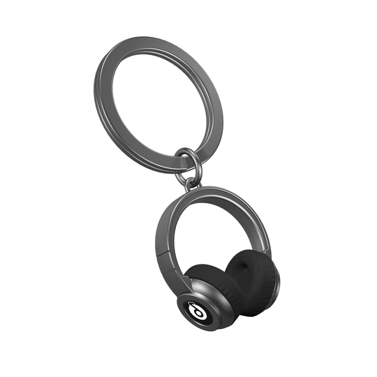 Gunmetal Headphone Keychain