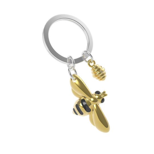 Gold Bee Keychain