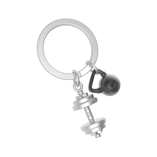 Gym Weights Keychain
