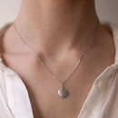 Kina Necklace Silver