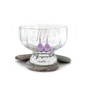 Sea Drops Glass Earrings Lilac