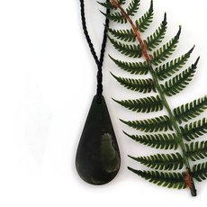 Pounamu Pendant Simple Drop-jewellery-The Vault
