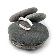 Rectangle Signet Ring Silver-jewellery-The Vault