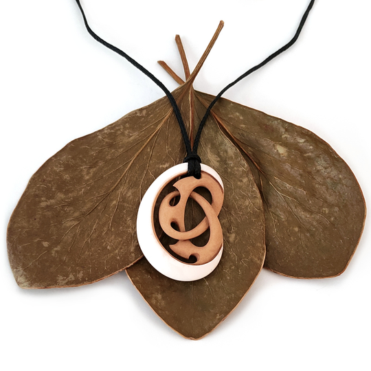 Path of Life Bone Pendant