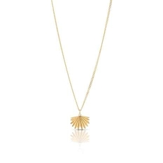 Mini Fan Tail Pendant Gold Plate-jewellery-The Vault