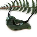 Pounamu Pendant Whale Tail Breast Plate