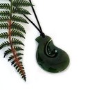 Pounamu Pendant Hei Matau Kahurangi 
