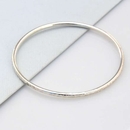Harmony Textured Bangle Silver Medium