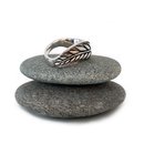 Fern Twist Band Silver