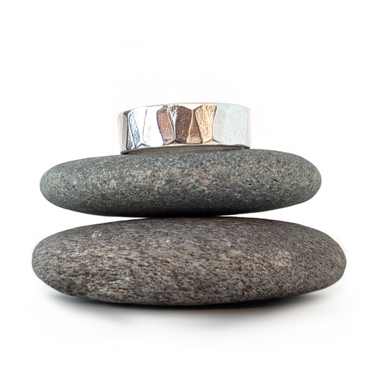 Textured Band Silver