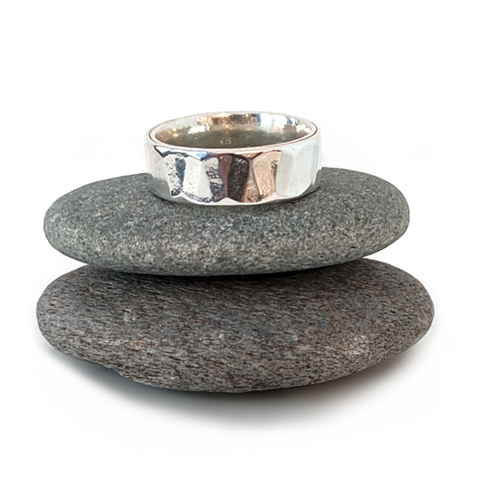 Textured Band Silver