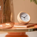 Karlsson Neat Round Alarm Clock White