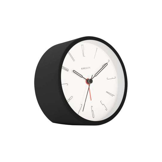 Karlsson Belle Alarm Clock Black