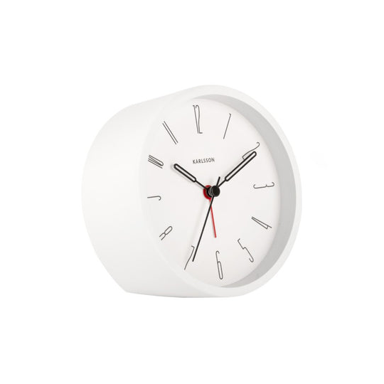 Karlsson Belle Alarm Clock White